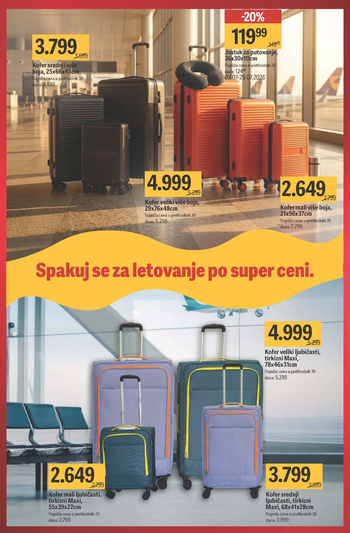 Mega Maxi letnja akcija – oprema za bazene i letnji asortiman do 29.07.2026.