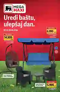 Maxi bašta do 40% katalog 2026 Srbija dvorište i baštenski proizvodi