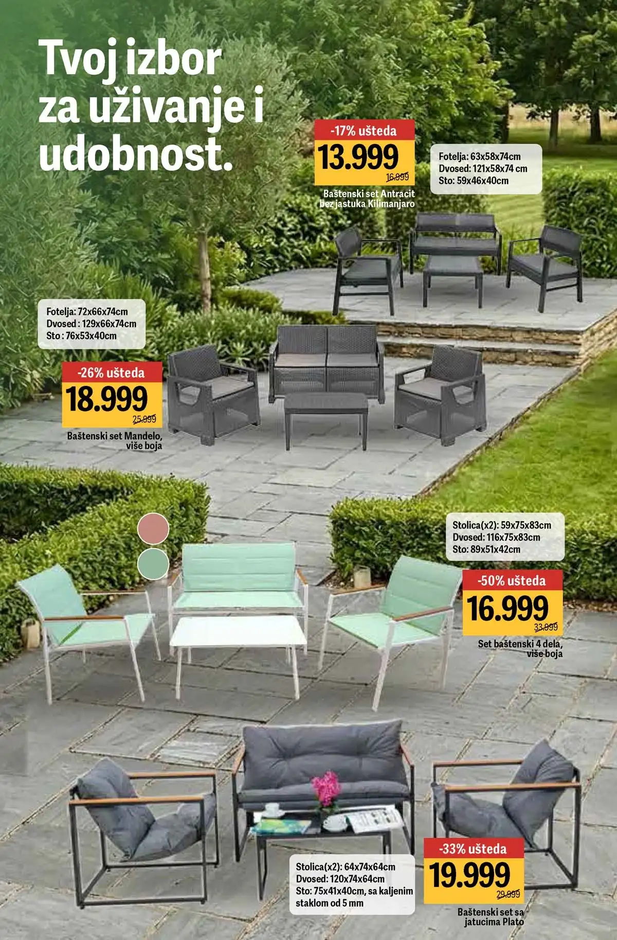 Maxi bašta do 40% katalog strana 2 Srbija 2026 dvorište i baštenski proizvodi