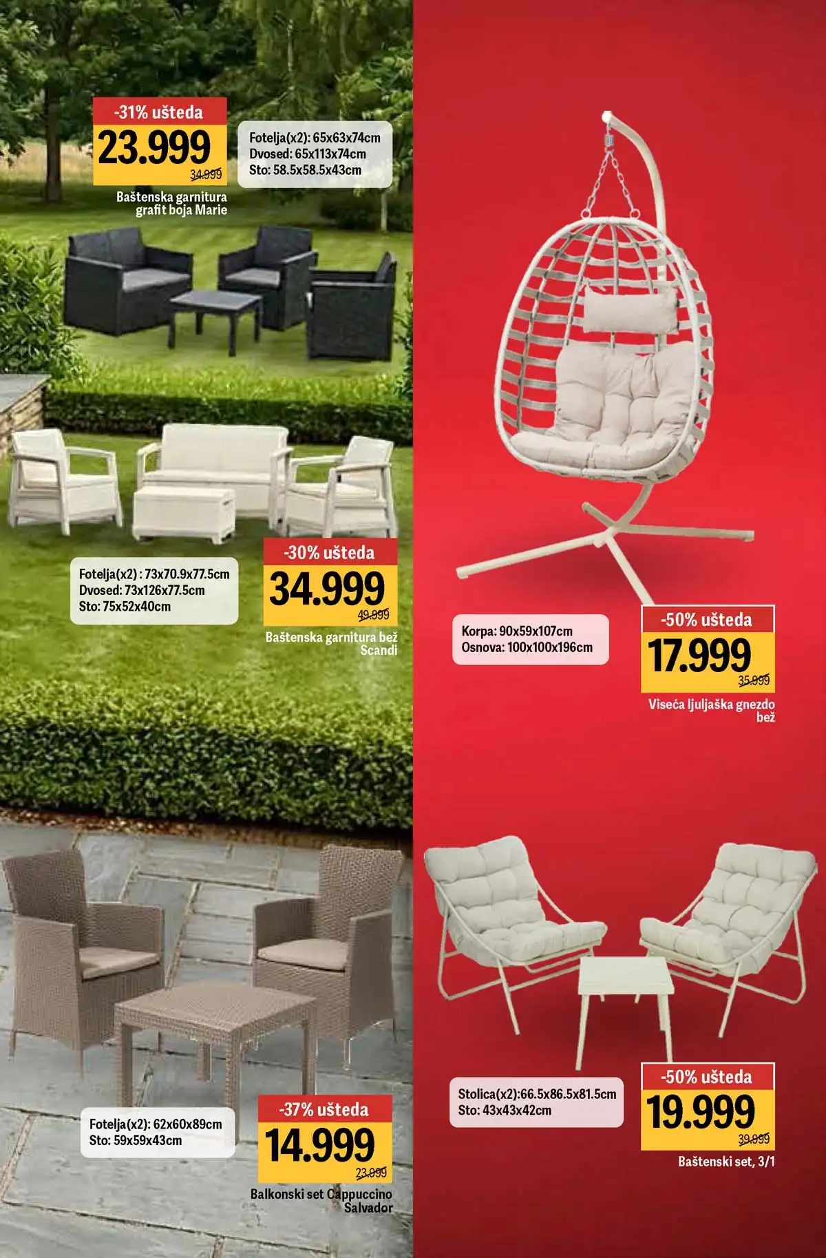 Maxi bašta do 40% katalog strana 3 Srbija 2026 dvorište i baštenski proizvodi