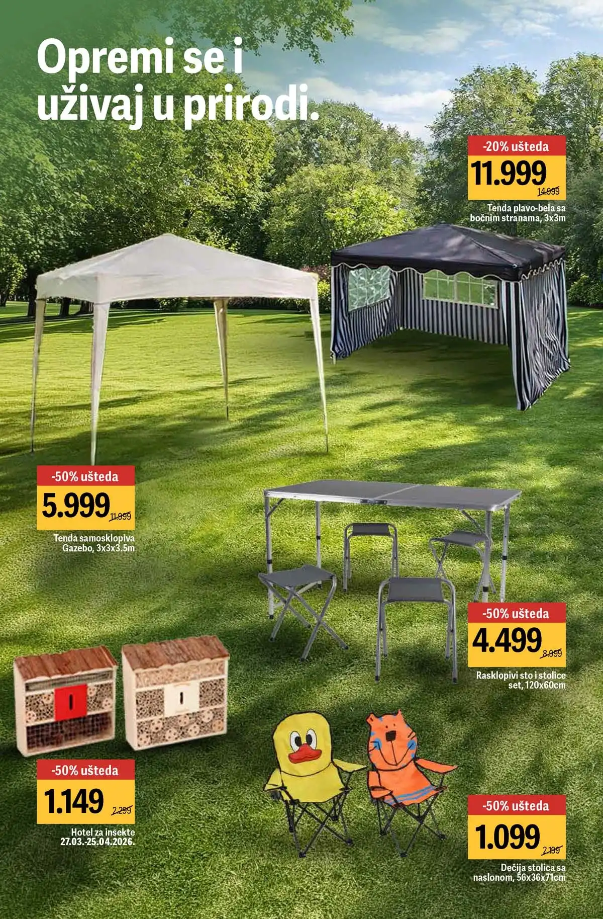 Maxi bašta do 40% katalog strana 8 Srbija 2026 dvorište i baštenski proizvodi