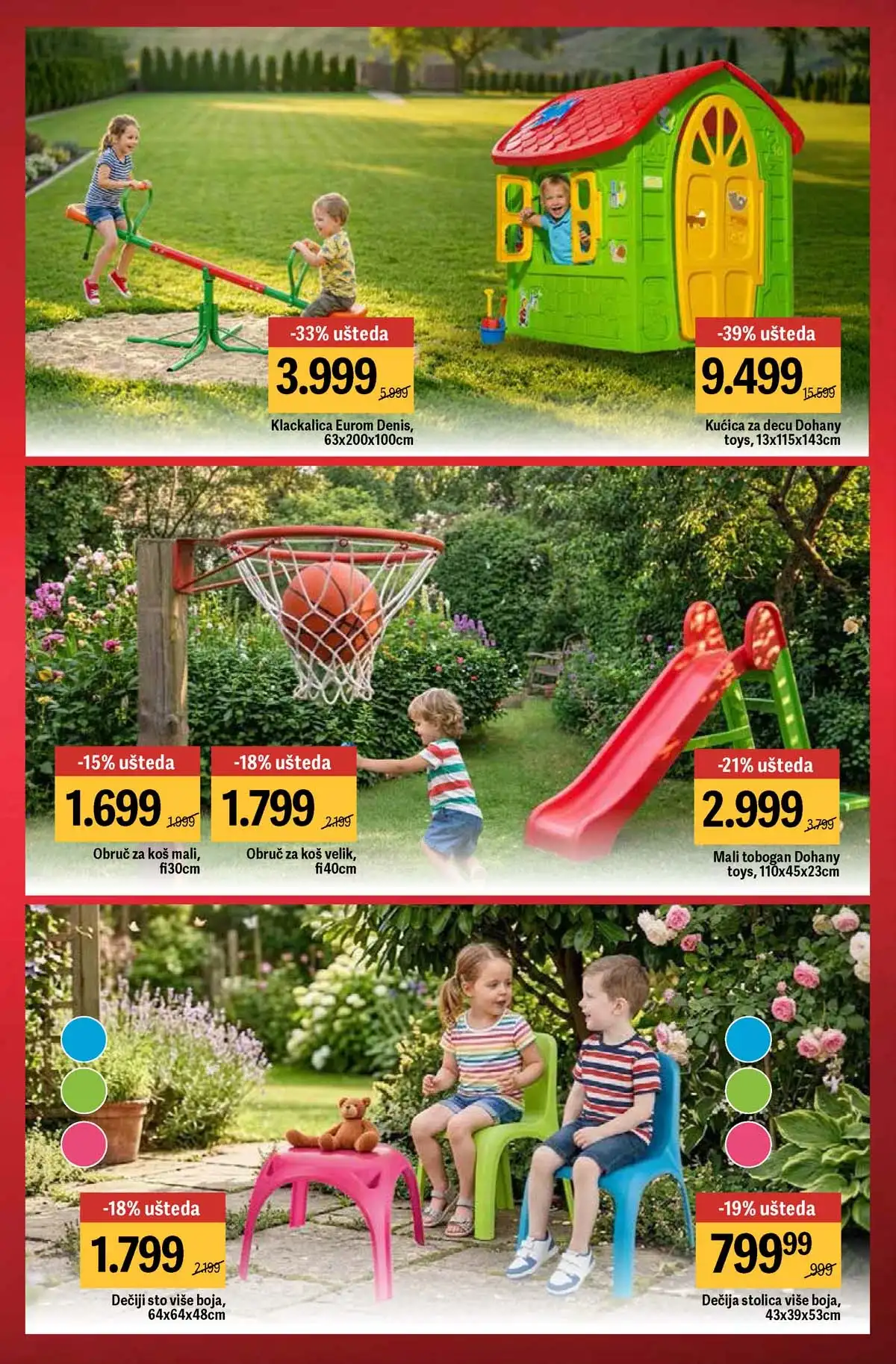 Maxi bašta do 40% katalog strana 11 Srbija 2026 dvorište i baštenski proizvodi