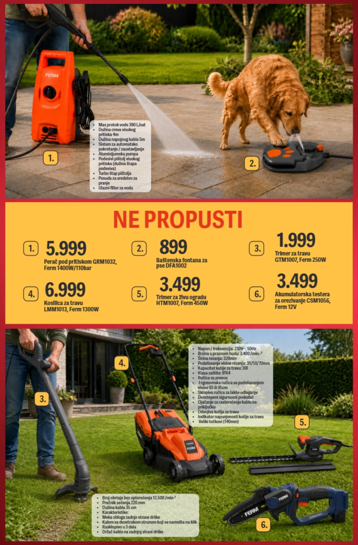 Mega Maxi oprema za zalivanje vrta i bašte