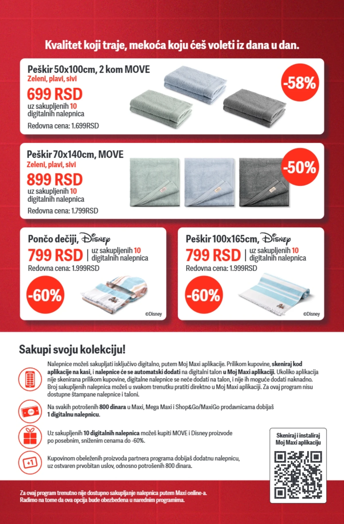 MOVE peškiri uz Moj Maxi aplikaciju