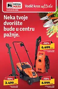 MEGA Maxi katalog sniženja prehrane, pića i kućnih proizvoda do 4. marta 2026