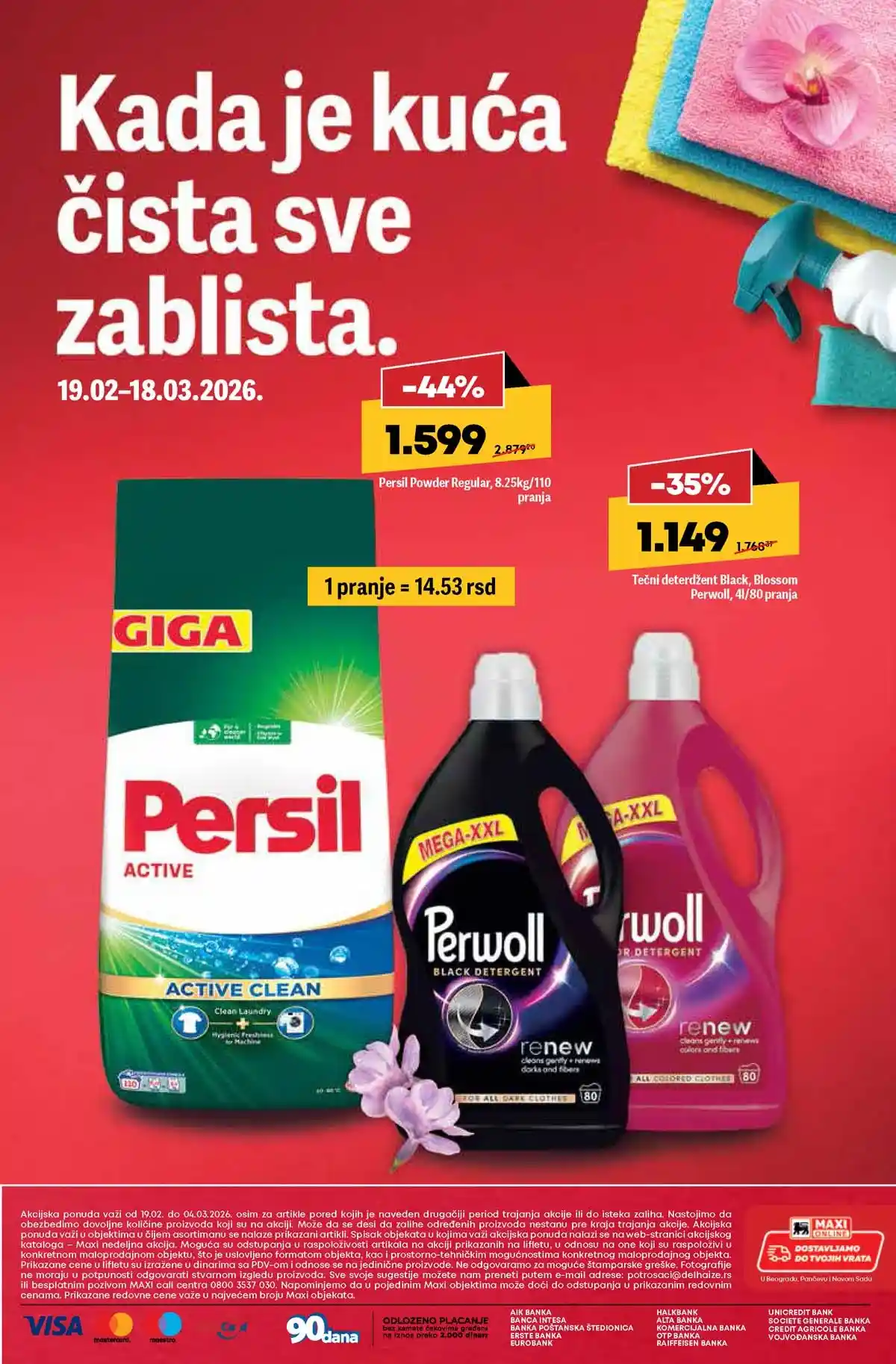 MEGA Maxi akcija veliki katalog sniženja do 4. marta 2026 MEGA Maxi katalog sniženja kompletna ponuda za pametnu kupovinu do 4. marta 2026