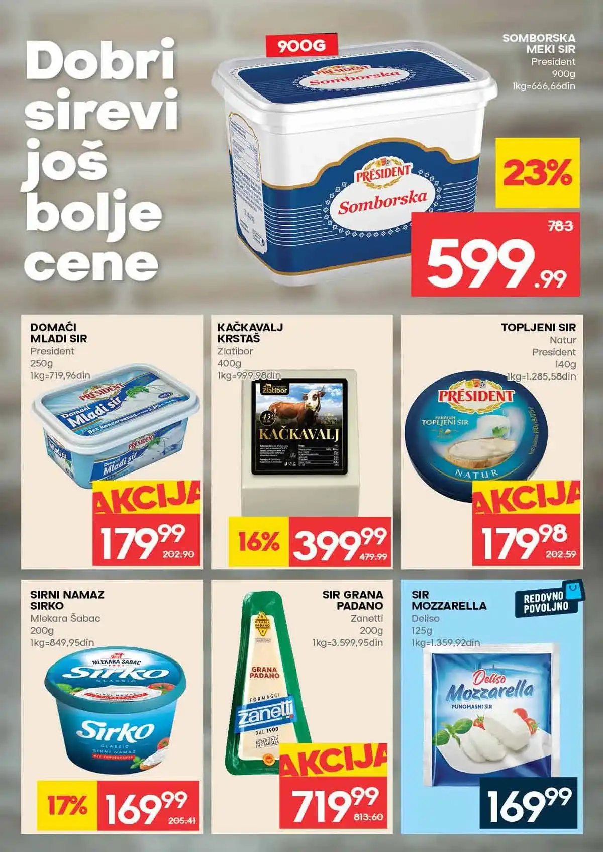 Mercator akcija katalog do 4. mart 2026 strana 9 prehrambeni proizvodi i akcijske cene Srbija