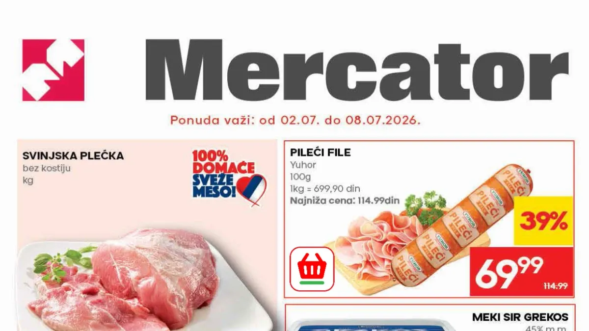 Mercator katalog donosi do 44% popusta i Super Kartica ponude od 02. do 08.07.2026.