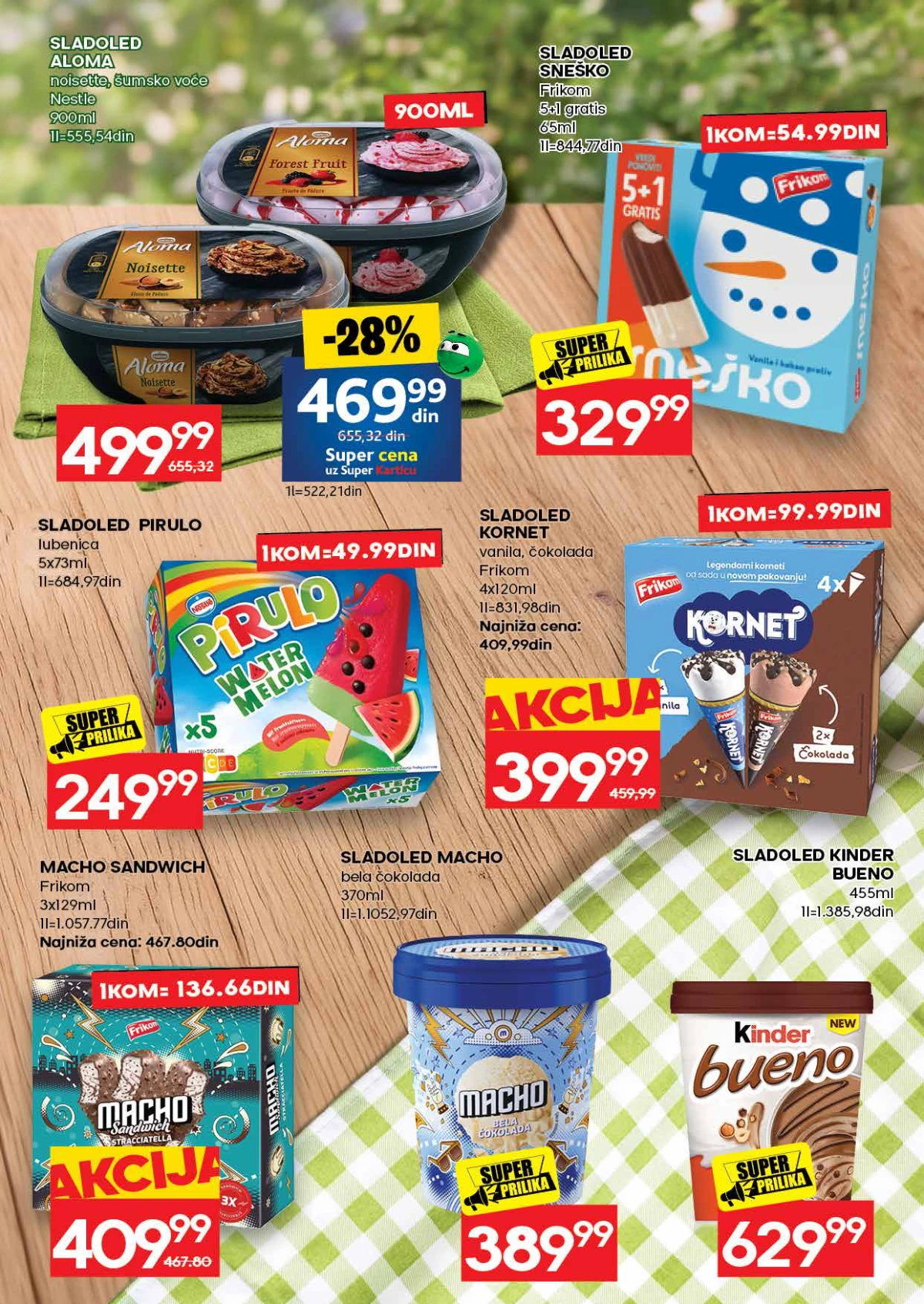 Mercator katalog – sokovi, gazirana pića, vode i osveženje po akcijskim cenama na strani 13