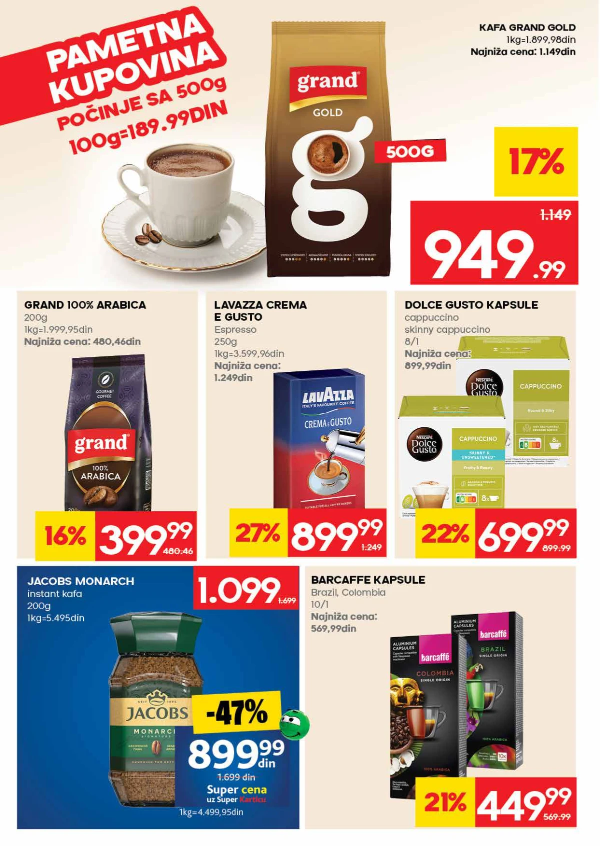 Mercator katalog – proizvodi za ličnu higijenu, negu tela i kozmetiku na strani 16