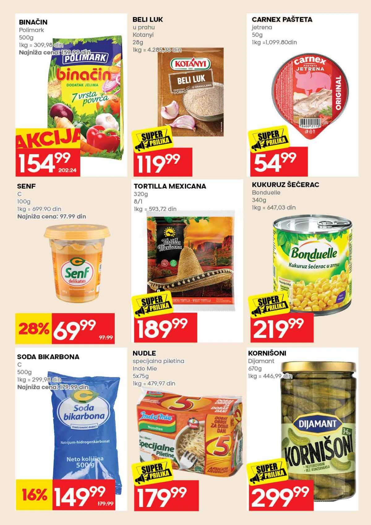 Mercator katalog – namazi, džemovi, med, pahuljice i proizvodi za doručak na strani 19