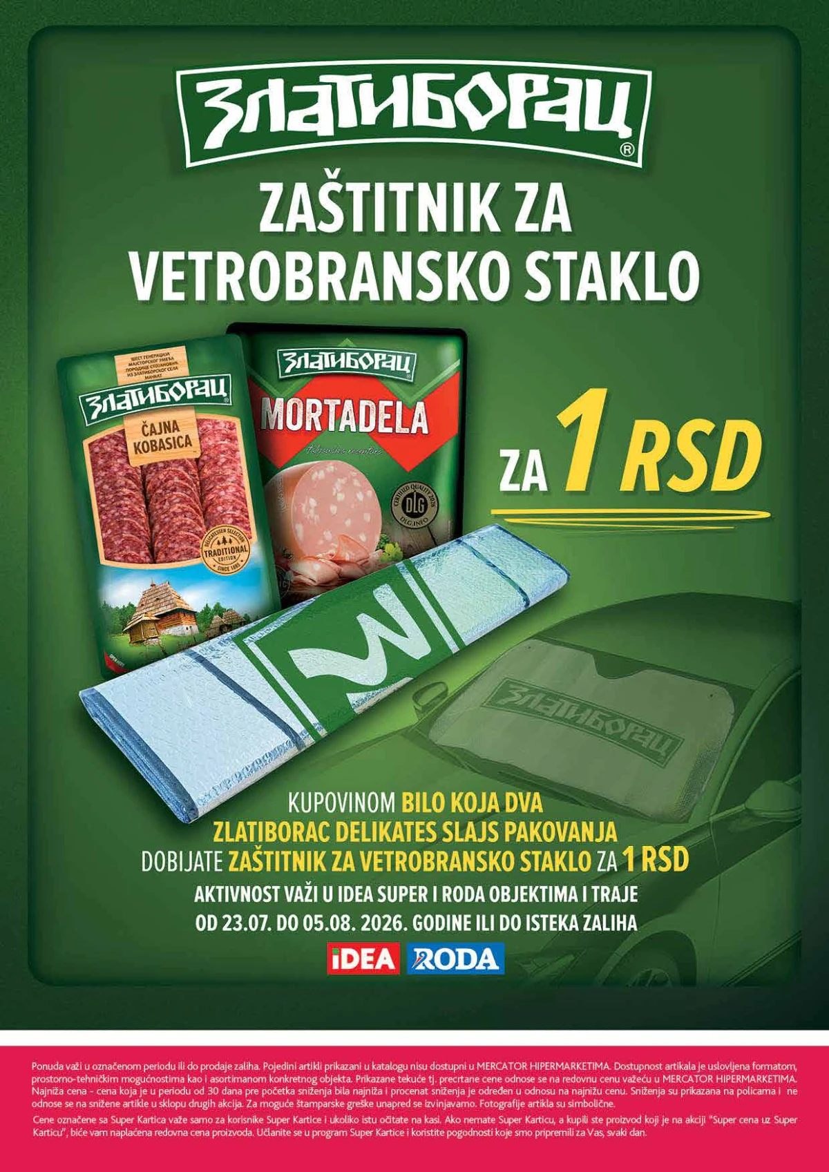 Mercator katalog – završna strana sa aktuelnim akcijama i ponudama do 29.07.2026.