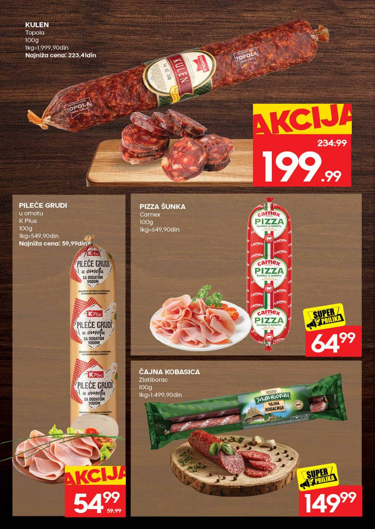 Mercator katalog strana 6 – kulen, pizza šunka i čajna kobasica