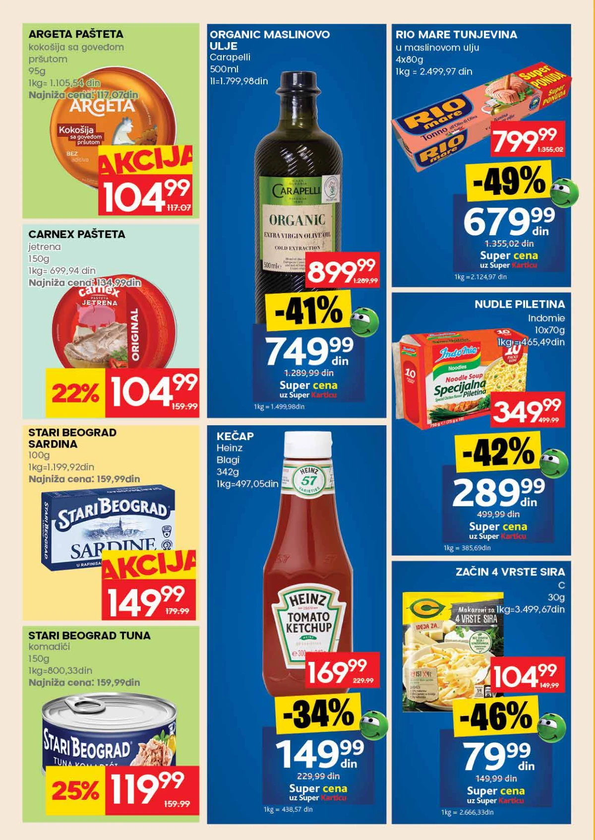 Mercator katalog akcija do 10. juna 2026 strana 20 piće i osnovne namirnice Srbija