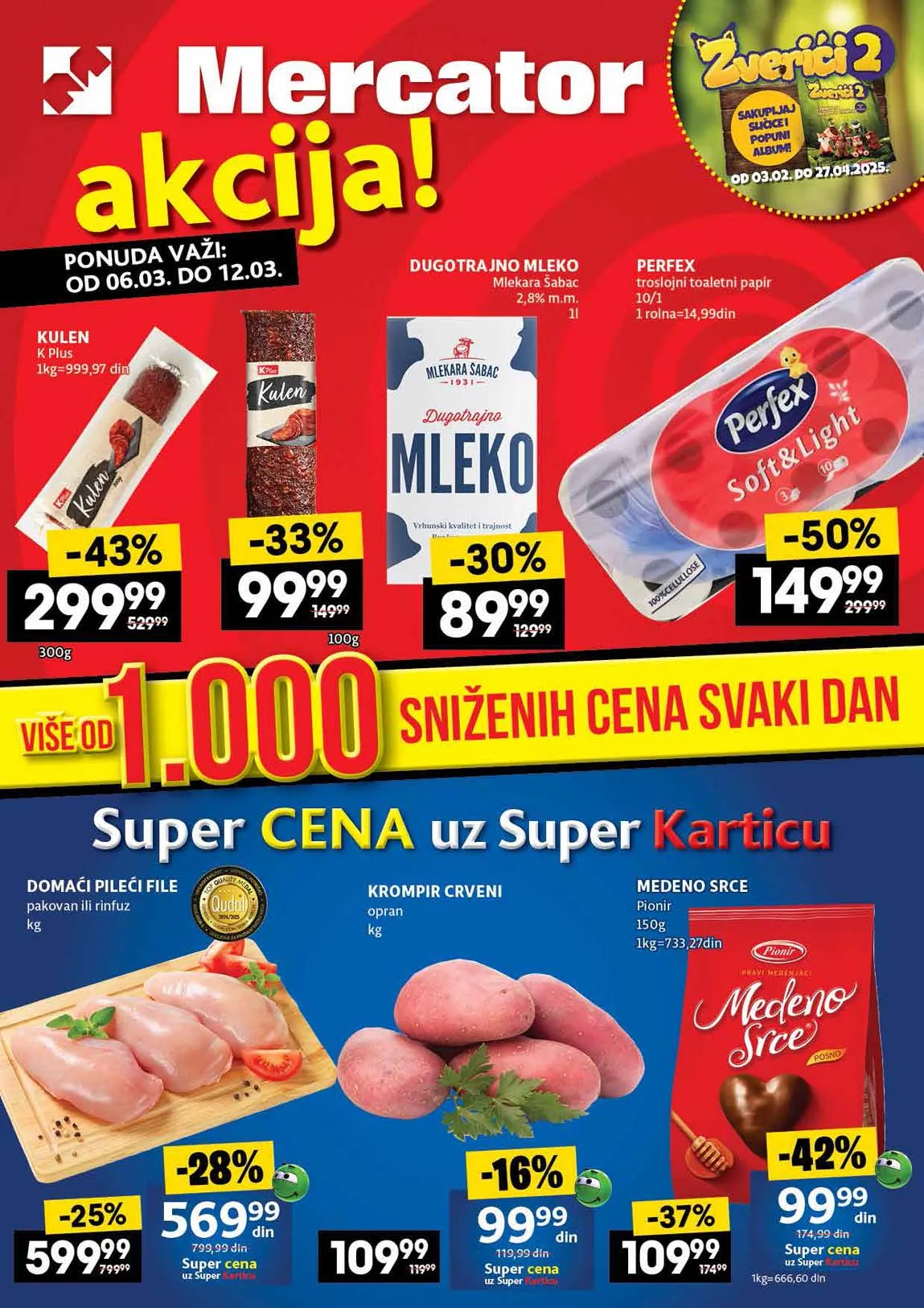 Mercator akcija Katalog sniženja do 12.03.2025