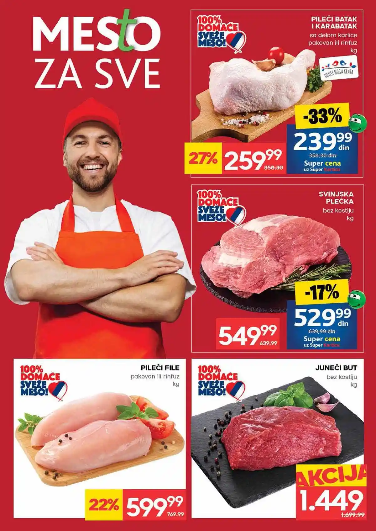 Mercator katalog sniženja do 18. februara 2026 – strana 4 Mercator akcija do 18. februara 2026 strana 4 meso i mlečni proizvodi Srbija