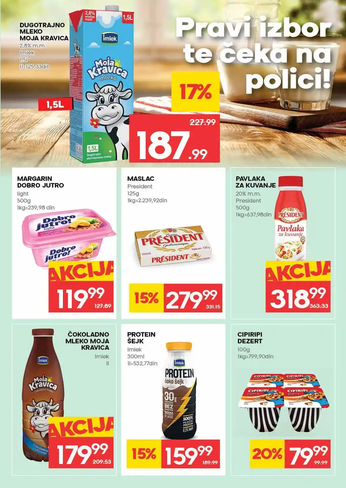 Mercator katalog sniženja do 18. februara 2026 – strana 11 Mercator akcija do 18. februara 2026 strana 11 meso i mlečni proizvodi Srbija