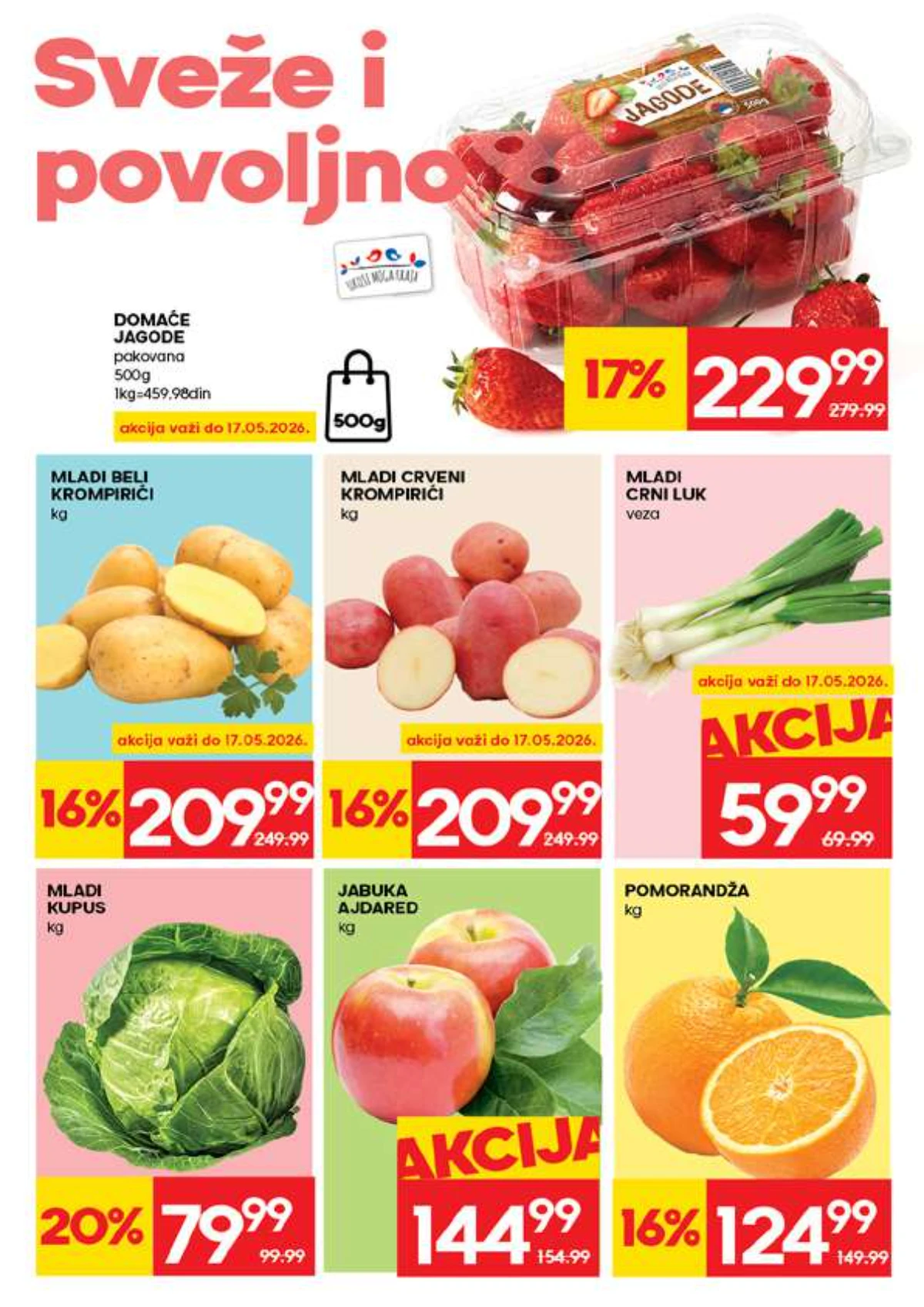 Mercator akcija katalog do 20. maja 2026 strana 2 prehrambeni proizvodi i akcijske cene Srbija
