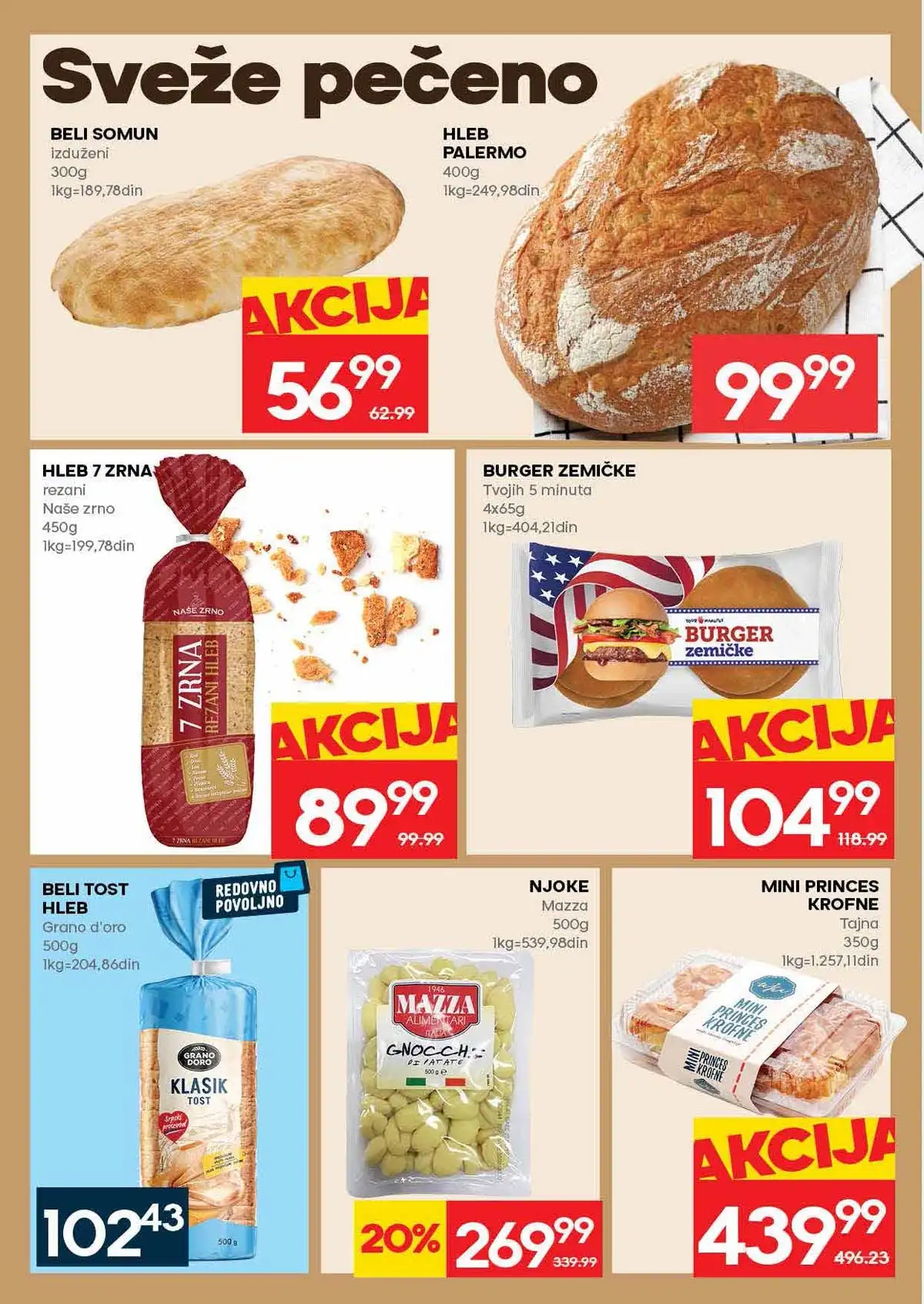 Mercator katalog akcija do 22. april 2026 strana 12 piće i osnovne namirnice Srbija