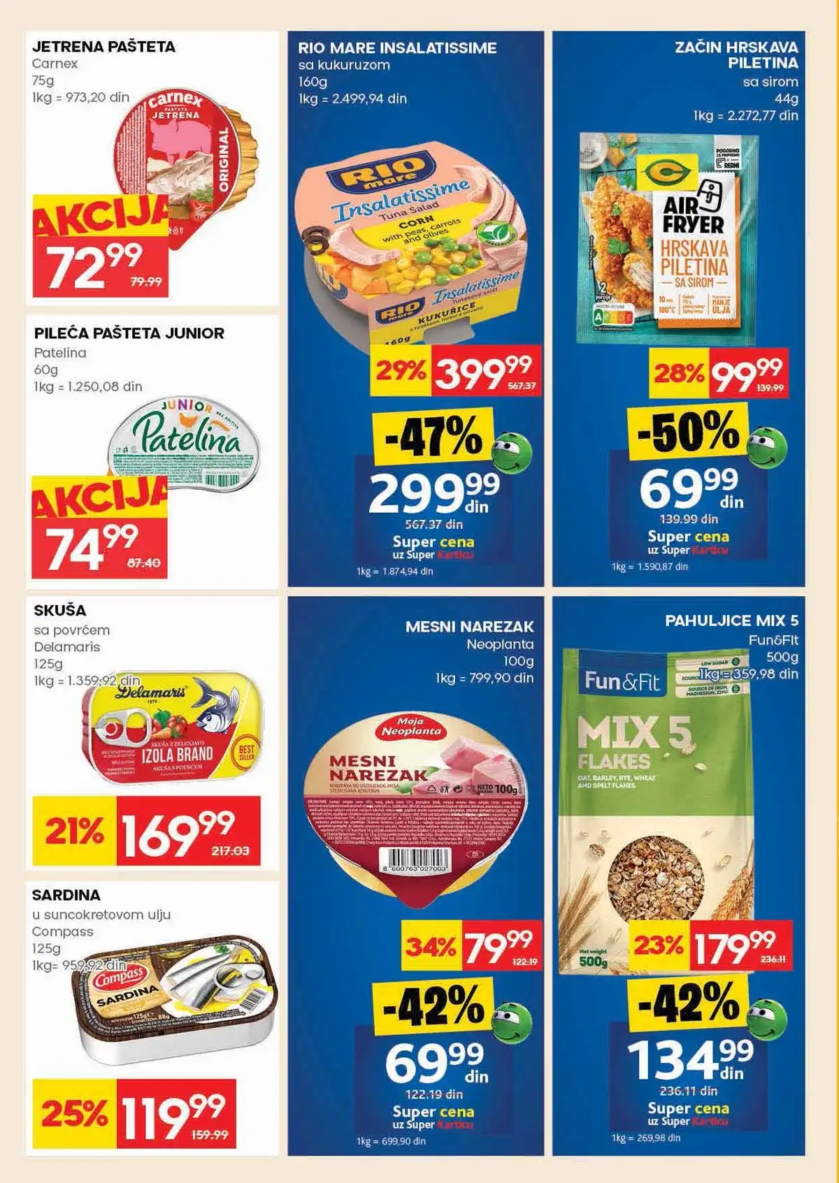 Mercator katalog akcija do 22. april 2026 strana 18 sveže voće i povrće Srbija