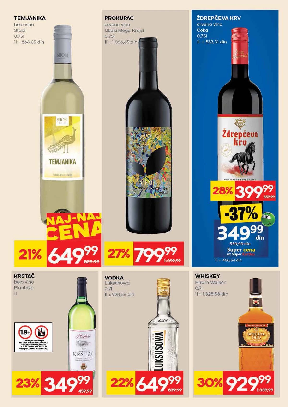 Mercator akcija do 22. april 2026 strana 27 meso i mlečni proizvodi Srbija