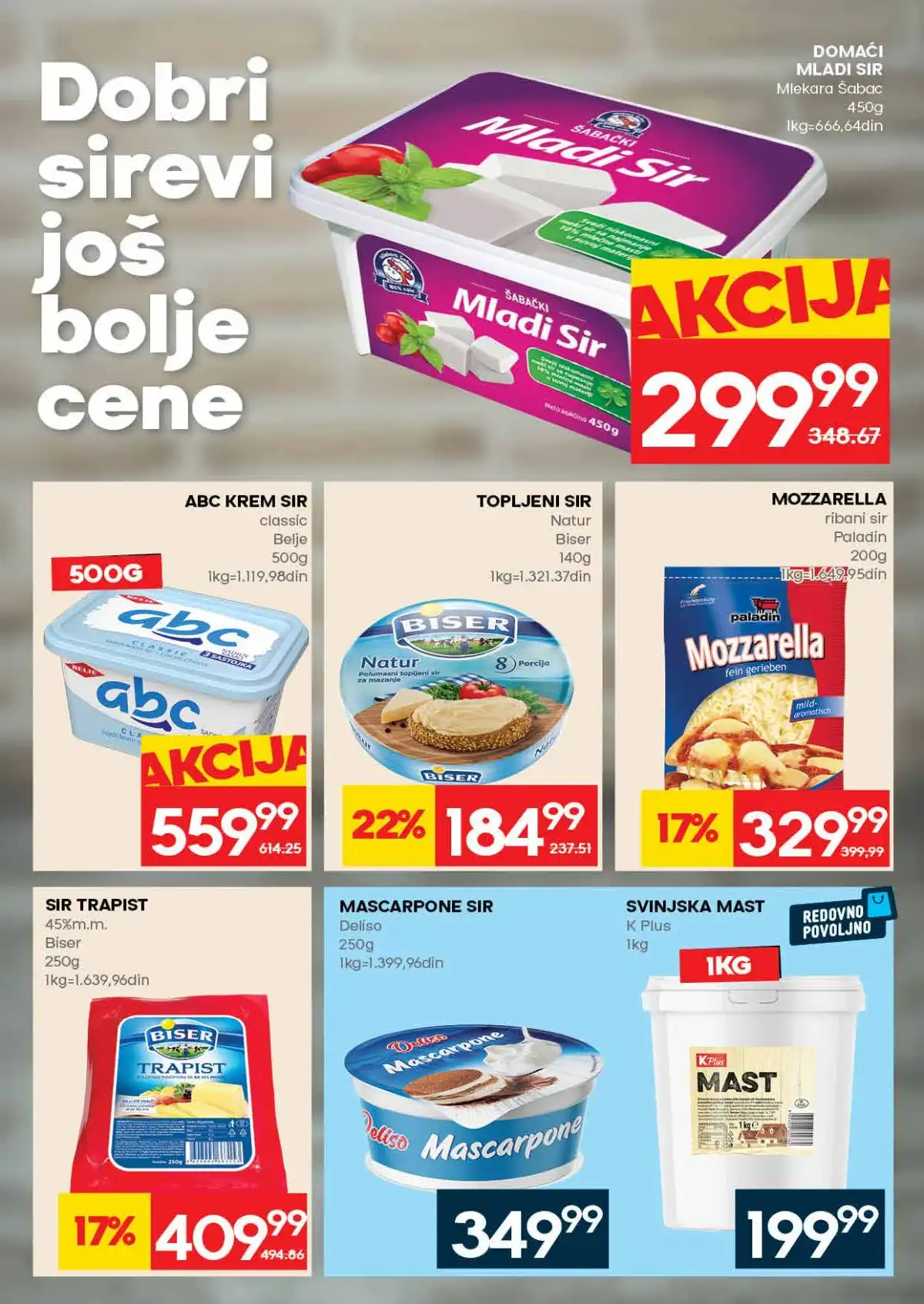 Mercator akcija do 29. maja 2026 strana 11 meso i mlečni proizvodi Srbija