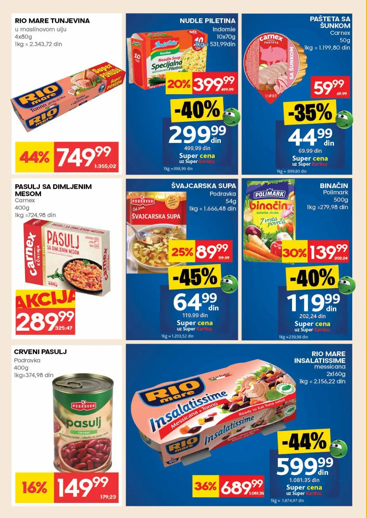 Mercator katalog akcija do 29. maja 2026 strana 20 piće i osnovne namirnice Srbija