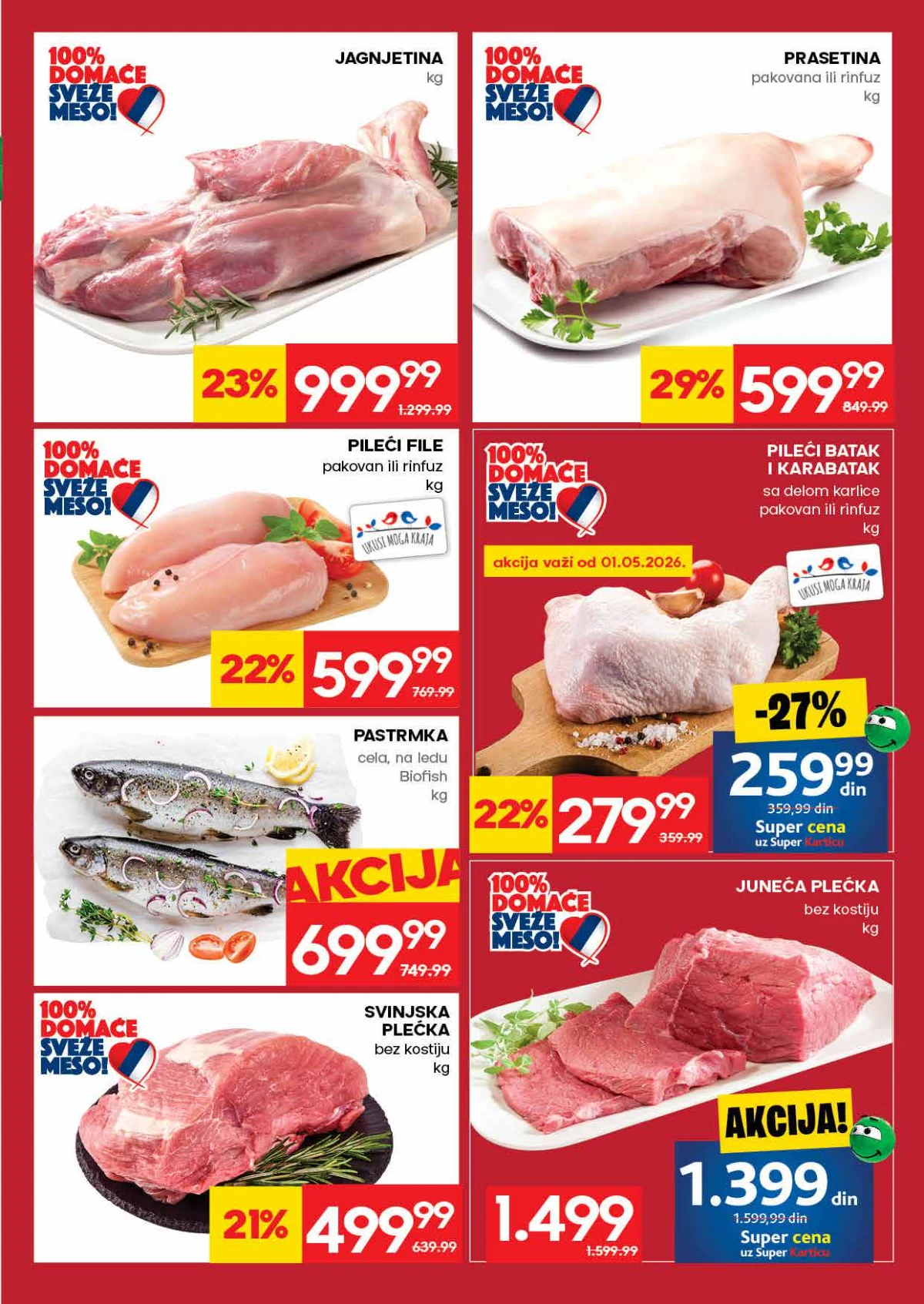 Mercator katalog akcija do 06. maja 2026 strana 3 sveže voće i povrće Srbija