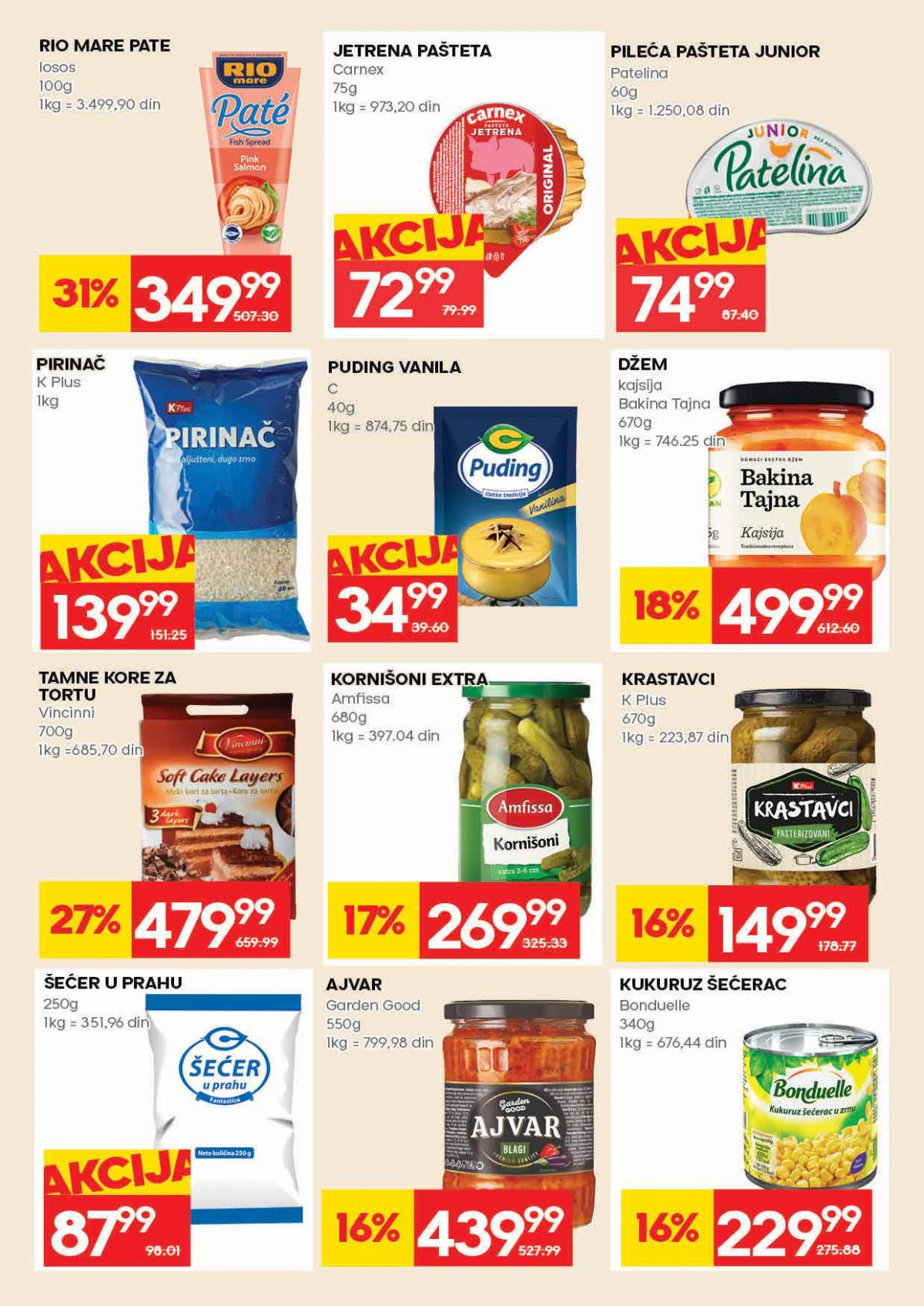 Mercator akcija do 06. maja 2026 strana 19 meso i mlečni proizvodi Srbija
