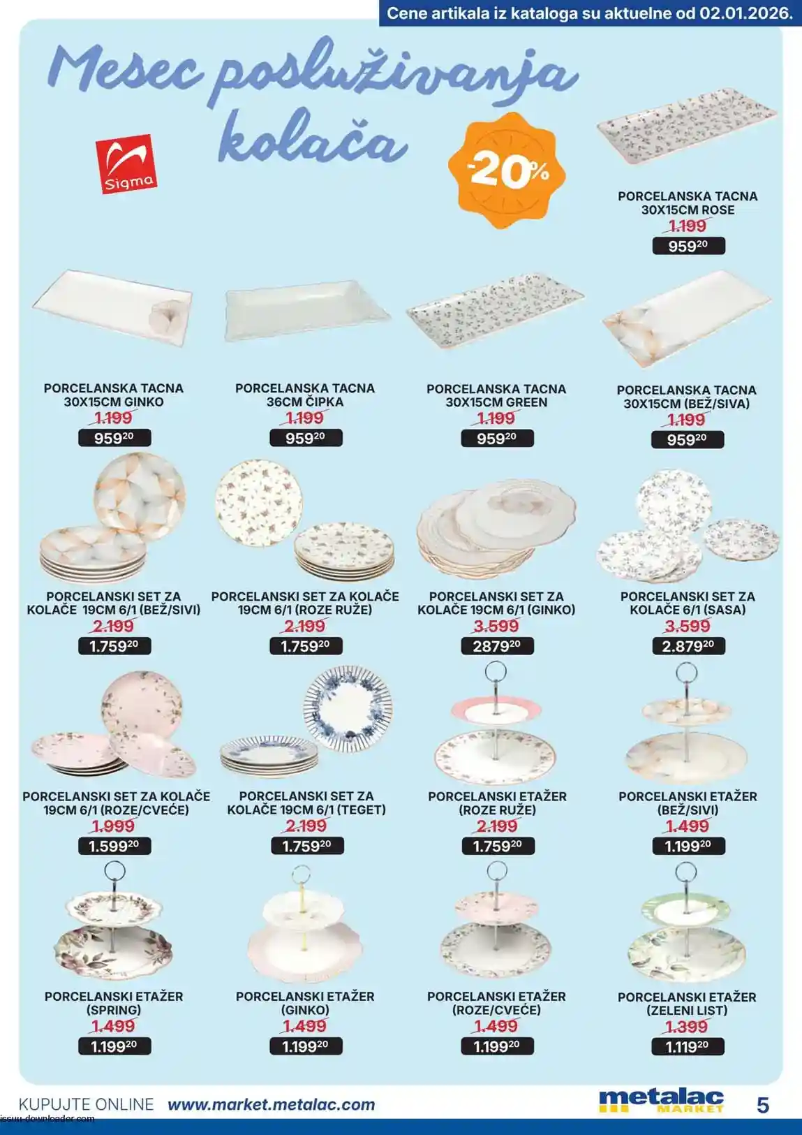 kataloška akcija Metalac market katalog metalac market sniženja