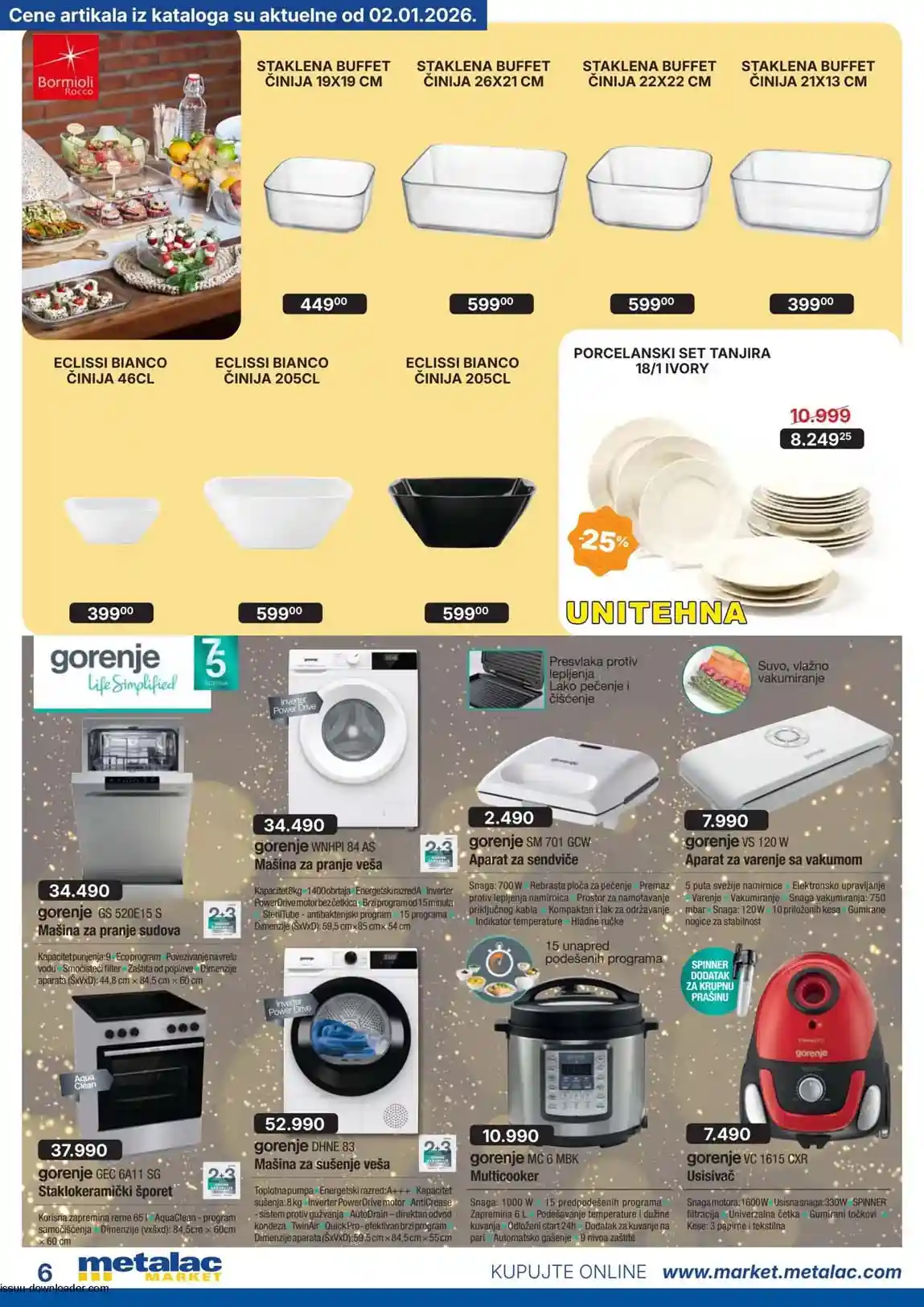 kataloška akcija Metalac market katalog metalac market sniženja