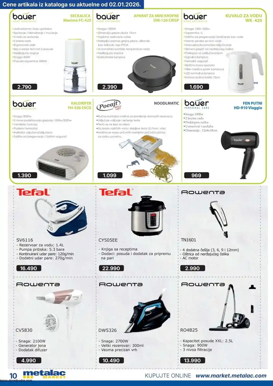 kataloška akcija Metalac market katalog metalac market sniženja