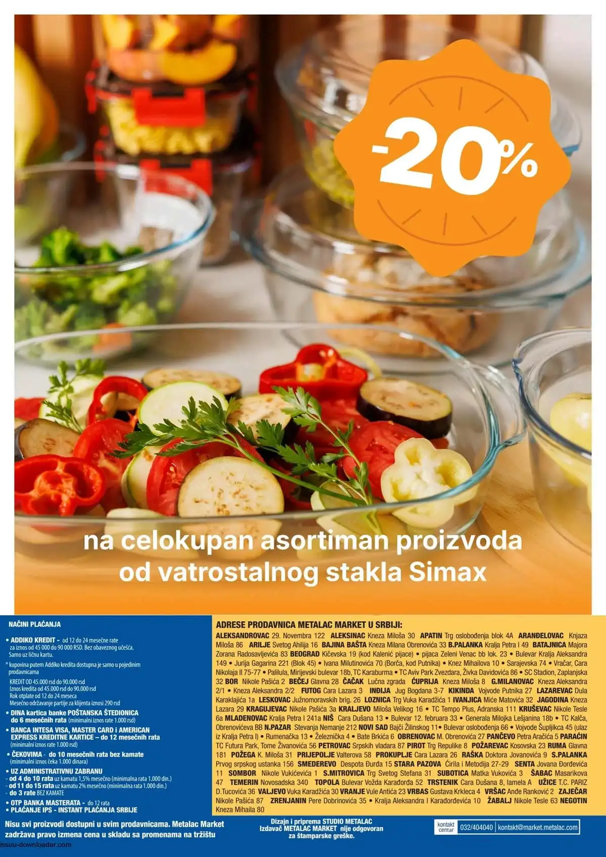 Metalac sniženja do 60% – kuhinjski proizvodi i aparati (strana 10)