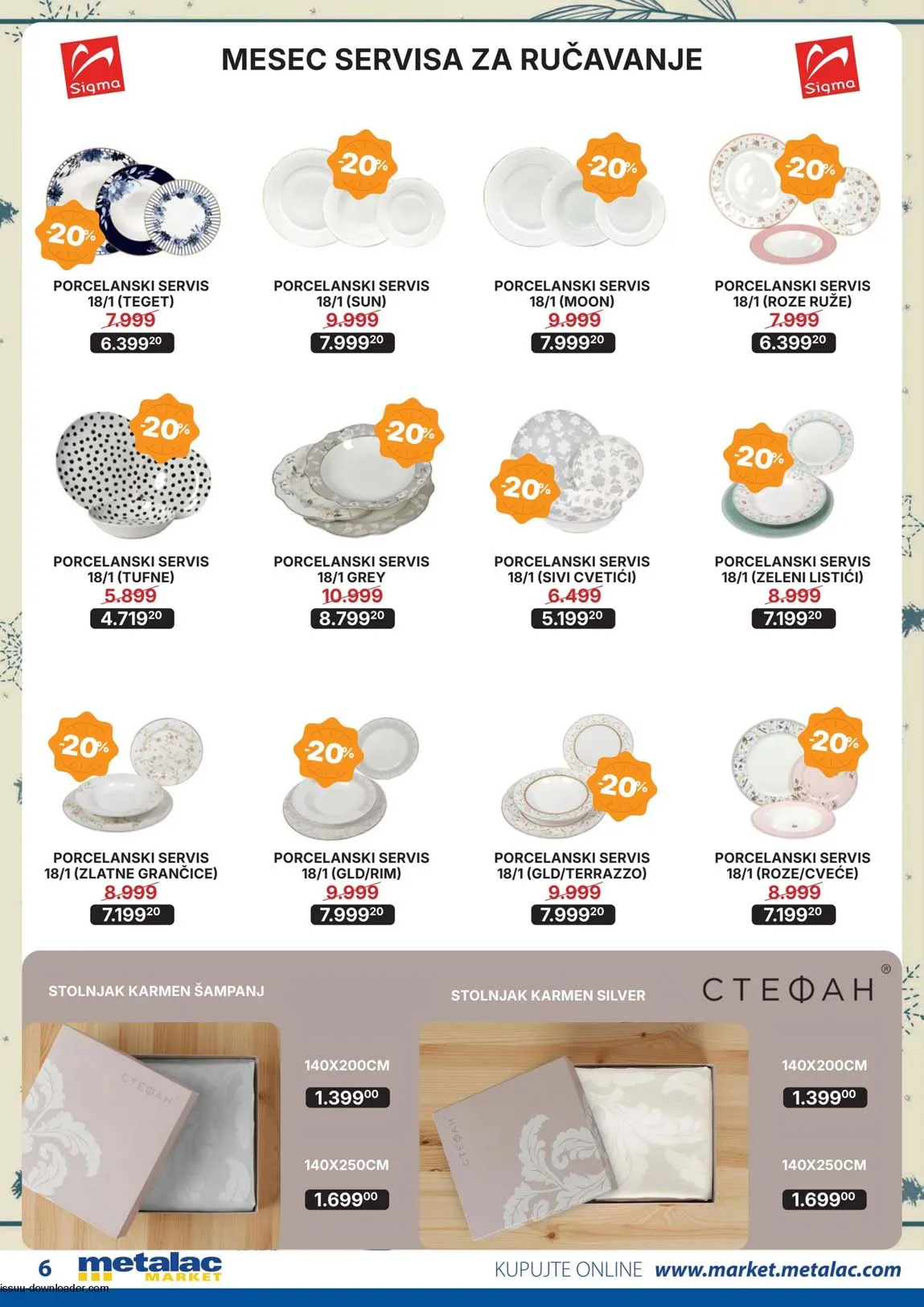 kataloška akcija Metalac market katalog metalac market sniženja