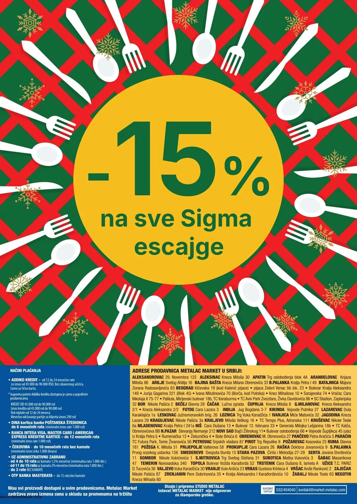 kataloška akcija Metalac market katalog metalac market sniženja