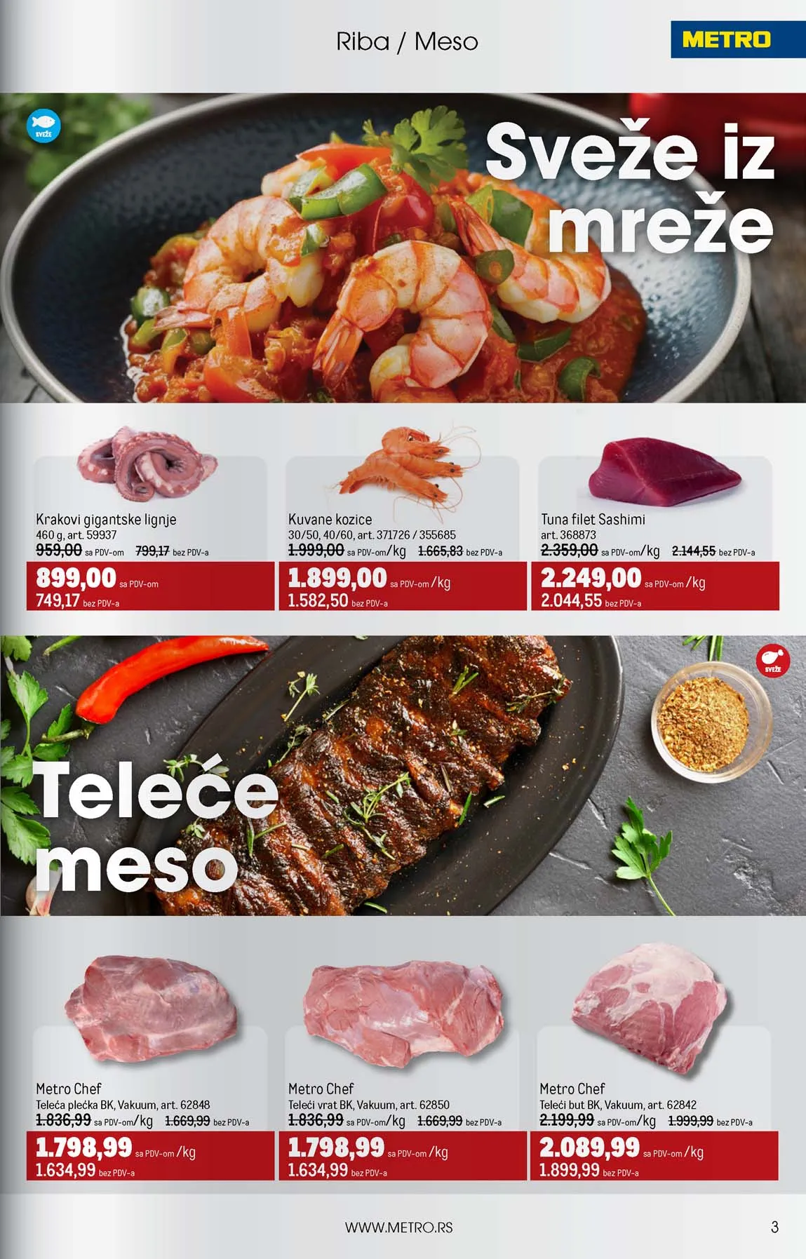 METRO  SNIZENJE SNIZENJA  KATALOG AKCIJA
