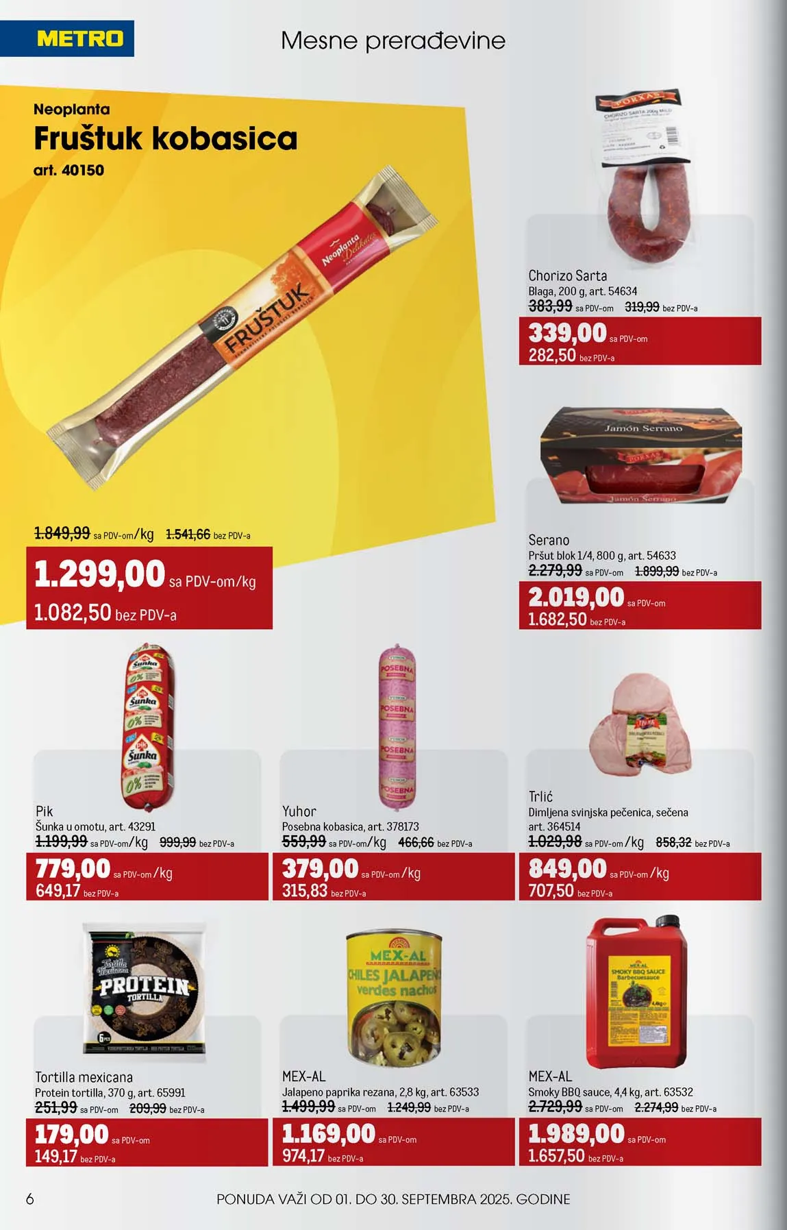METRO  SNIZENJE SNIZENJA  KATALOG AKCIJA