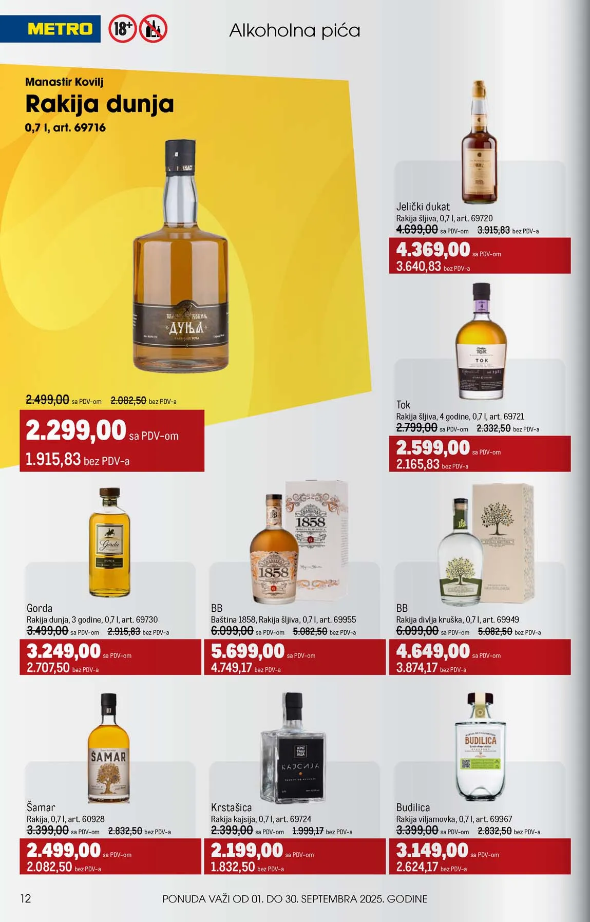 METRO  SNIZENJE SNIZENJA  KATALOG AKCIJA