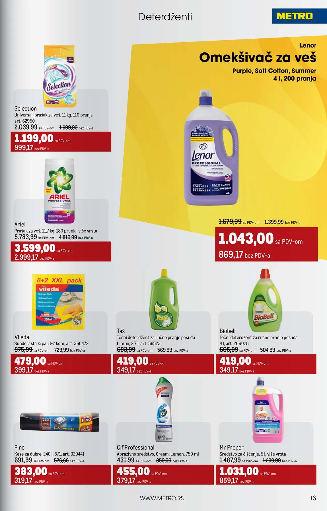 METRO  SNIZENJE SNIZENJA  KATALOG AKCIJA