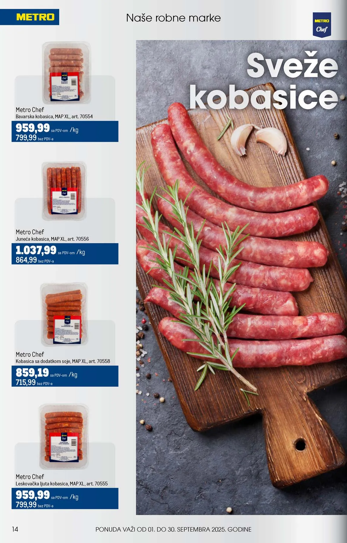 METRO  SNIZENJE SNIZENJA  KATALOG AKCIJA