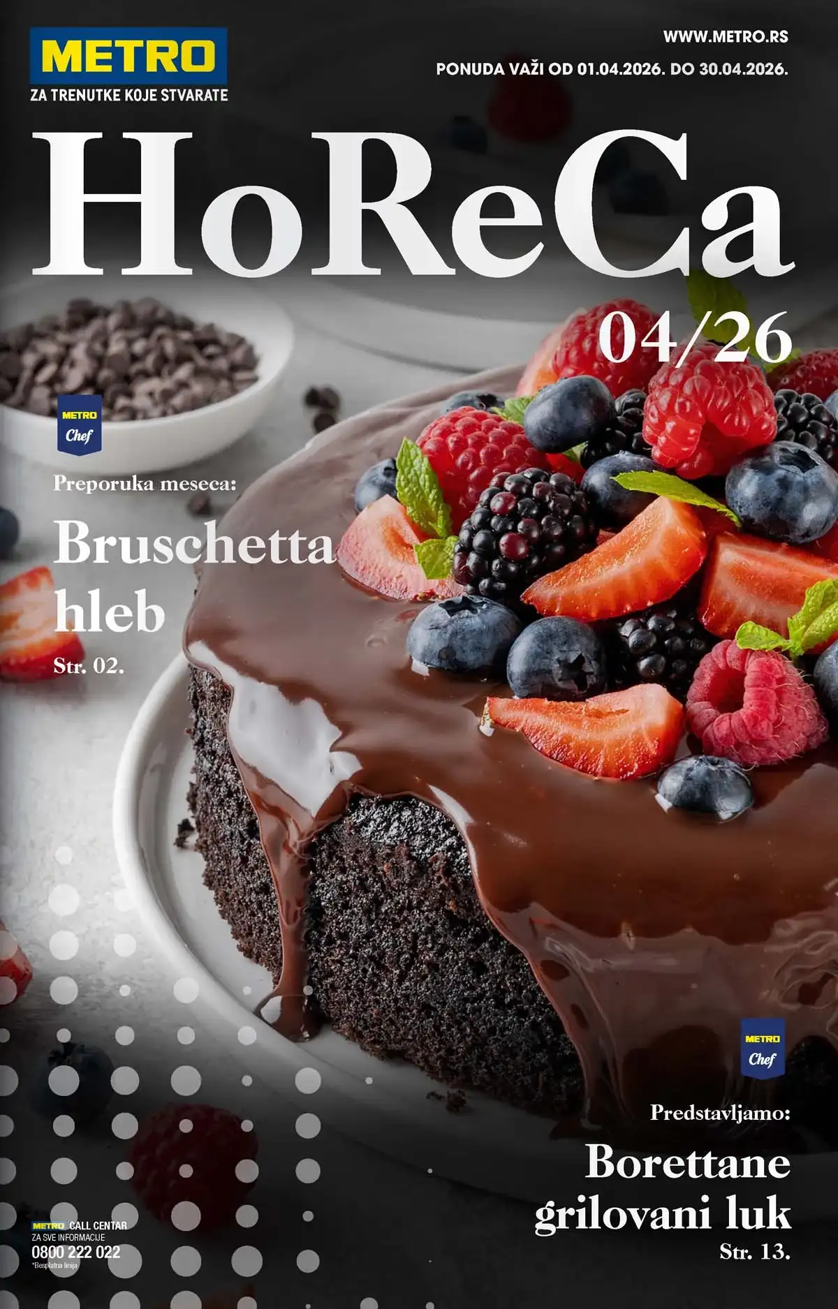 METRO HoReCa akcija katalog sniženja do 30.04.2026