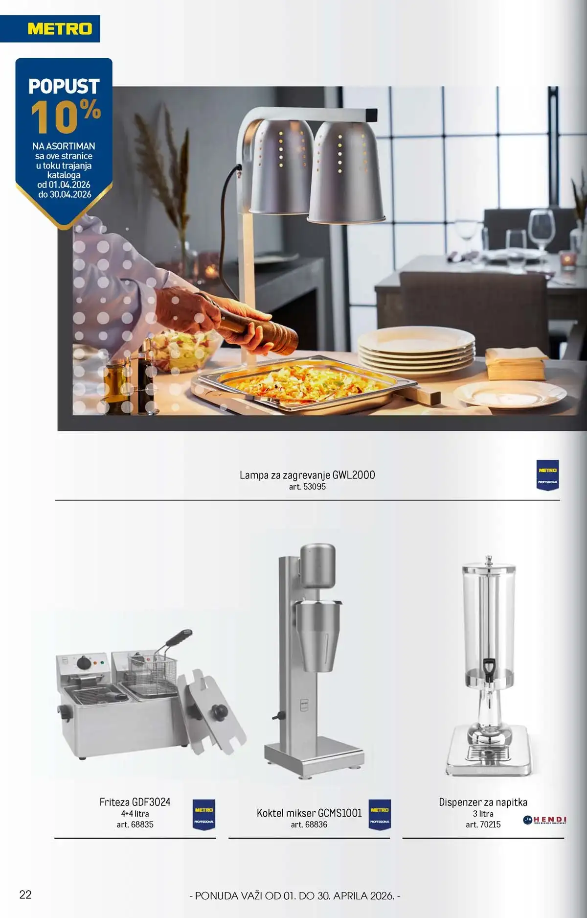 METRO HoReCa katalog sniženja strana 22