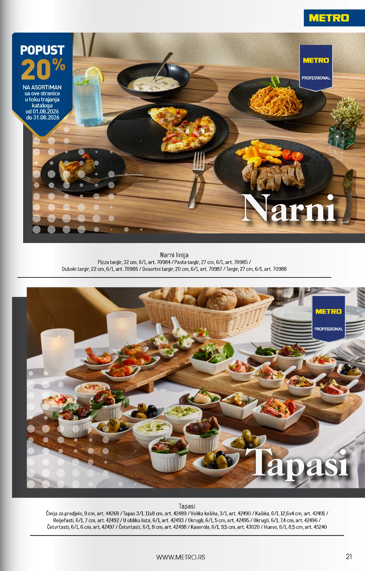 METRO HoReCa katalog avgust 2026 - strana 21