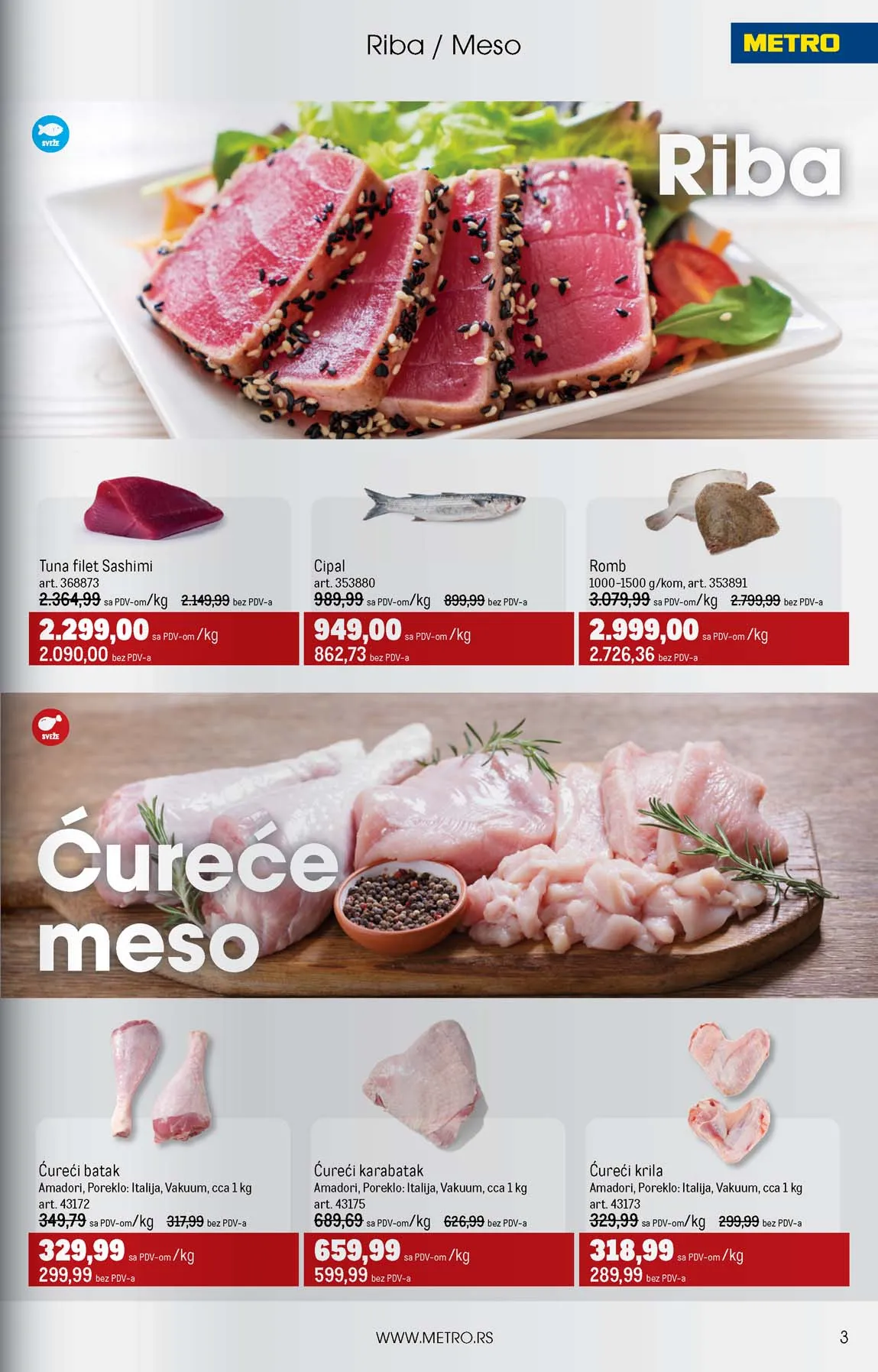METRO  SNIZENJE SNIZENJA  KATALOG AKCIJA