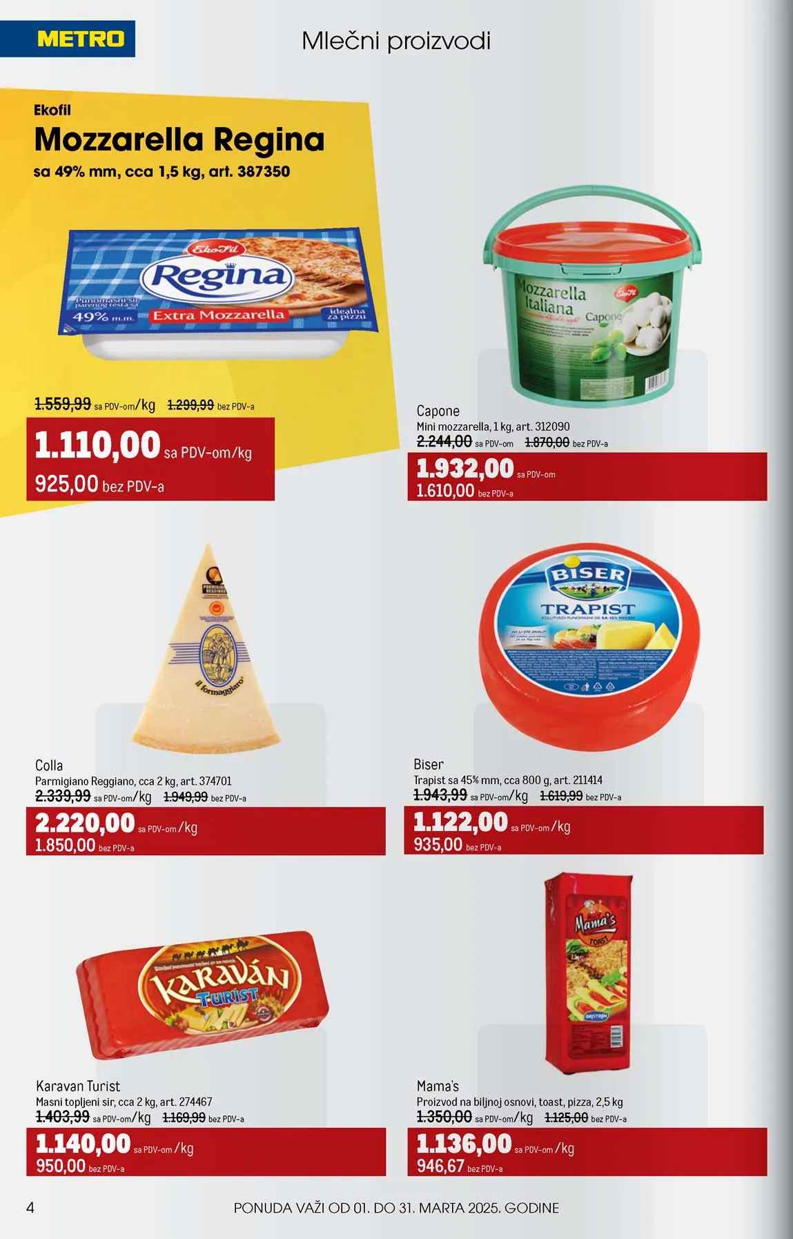 METRO  SNIZENJE SNIZENJA  KATALOG AKCIJA
