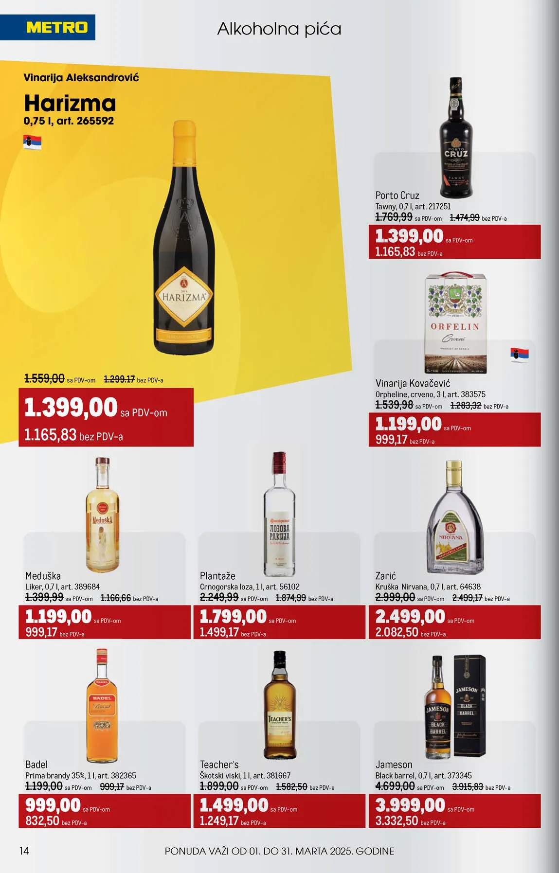 METRO  SNIZENJE SNIZENJA  KATALOG AKCIJA