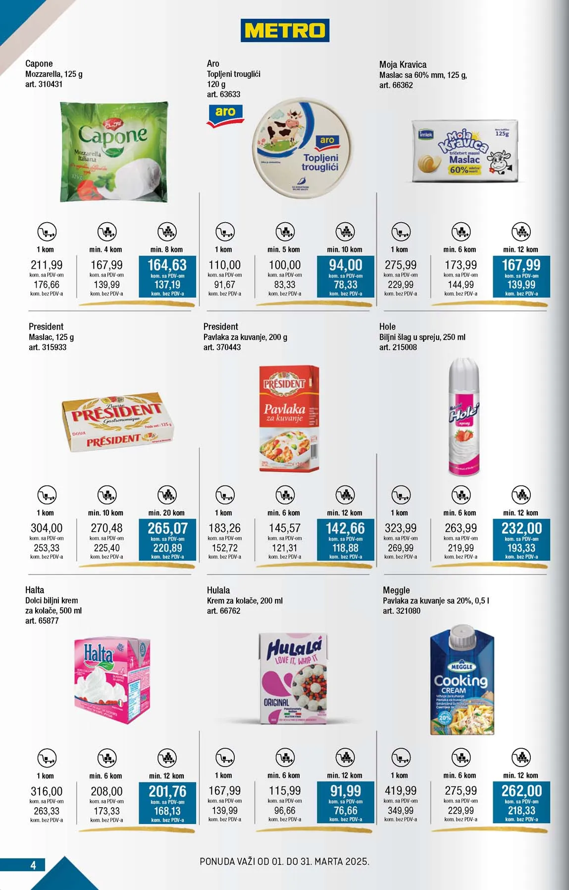 METRO  SNIZENJE SNIZENJA  KATALOG AKCIJA