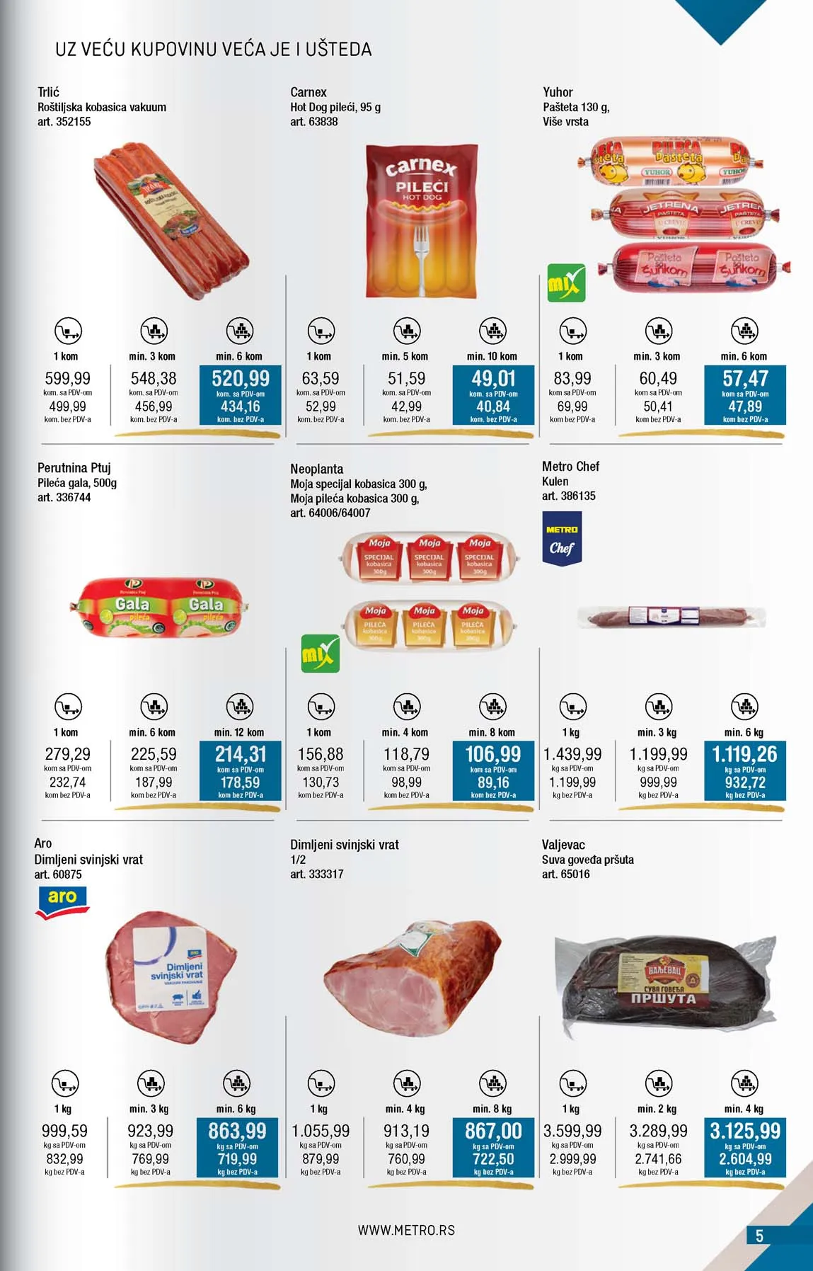 METRO  SNIZENJE SNIZENJA  KATALOG AKCIJA