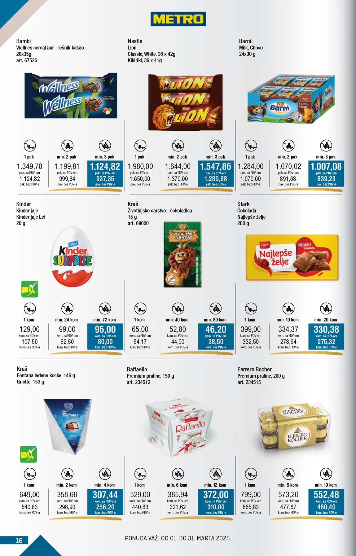 METRO  SNIZENJE SNIZENJA  KATALOG AKCIJA
