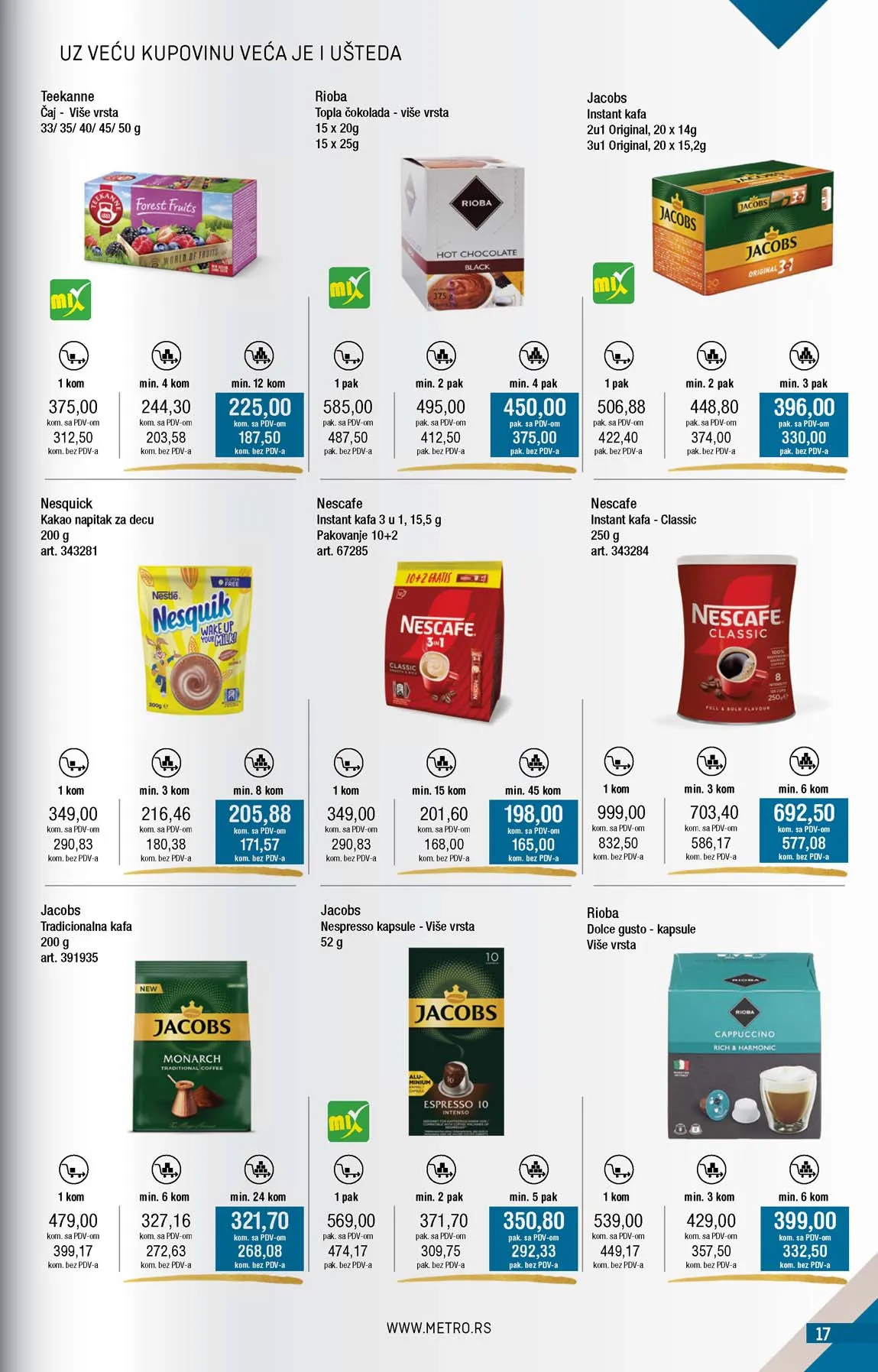 METRO  SNIZENJE SNIZENJA  KATALOG AKCIJA